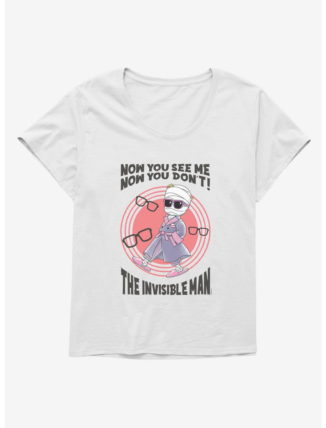 Universal Anime Monsters Invisible Man Girls T-Shirt Plus Size, , hi-res