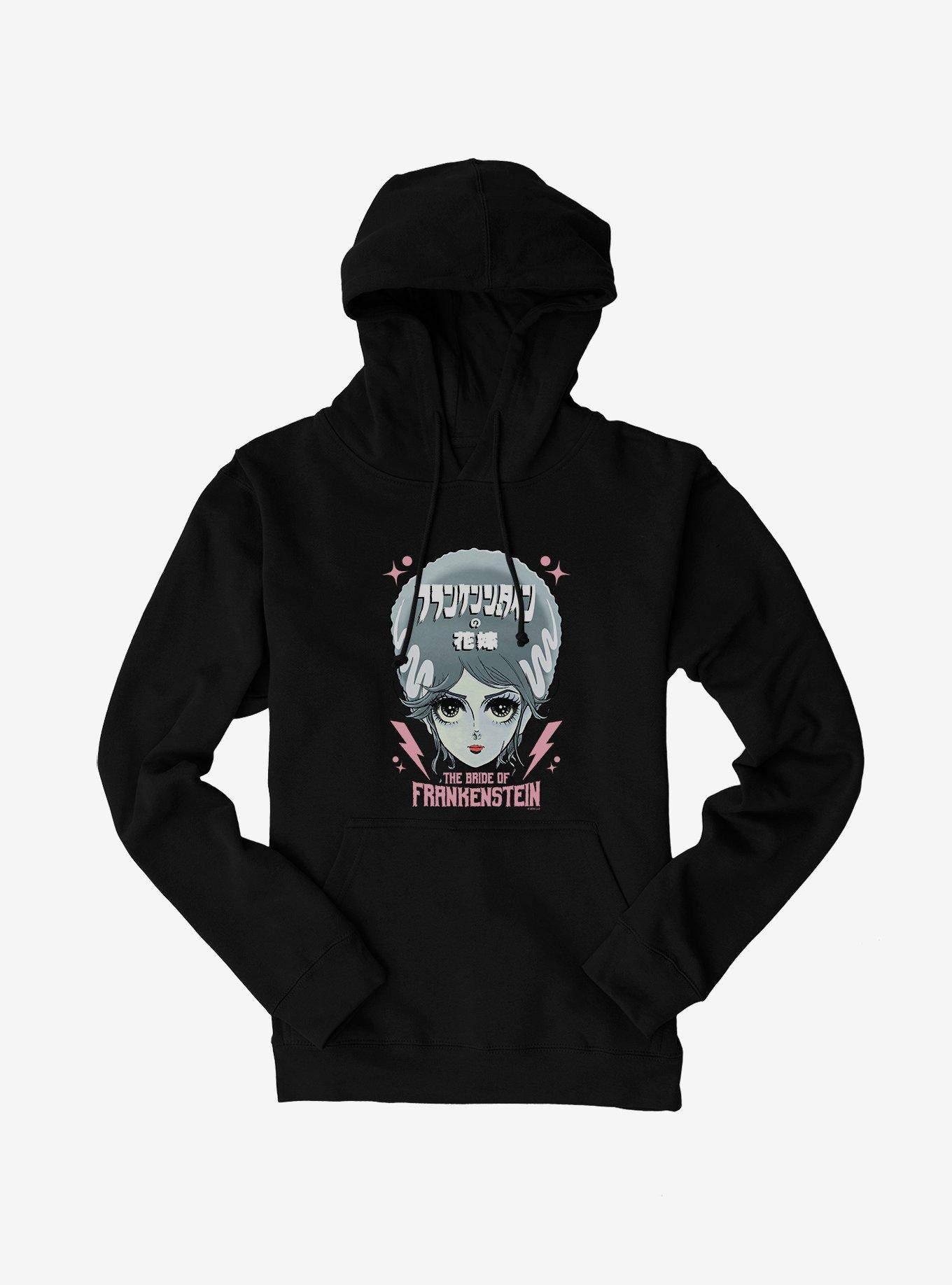 Hot Topic Universal Anime Monsters The Bride Of Frankenstein Portrait  Hoodie | CoolSprings Galleria