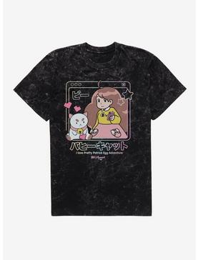 Plus Size Bee And Puppycat Pretty Patrick Egg Adventure Mineral Wash T-Shirt, , hi-res