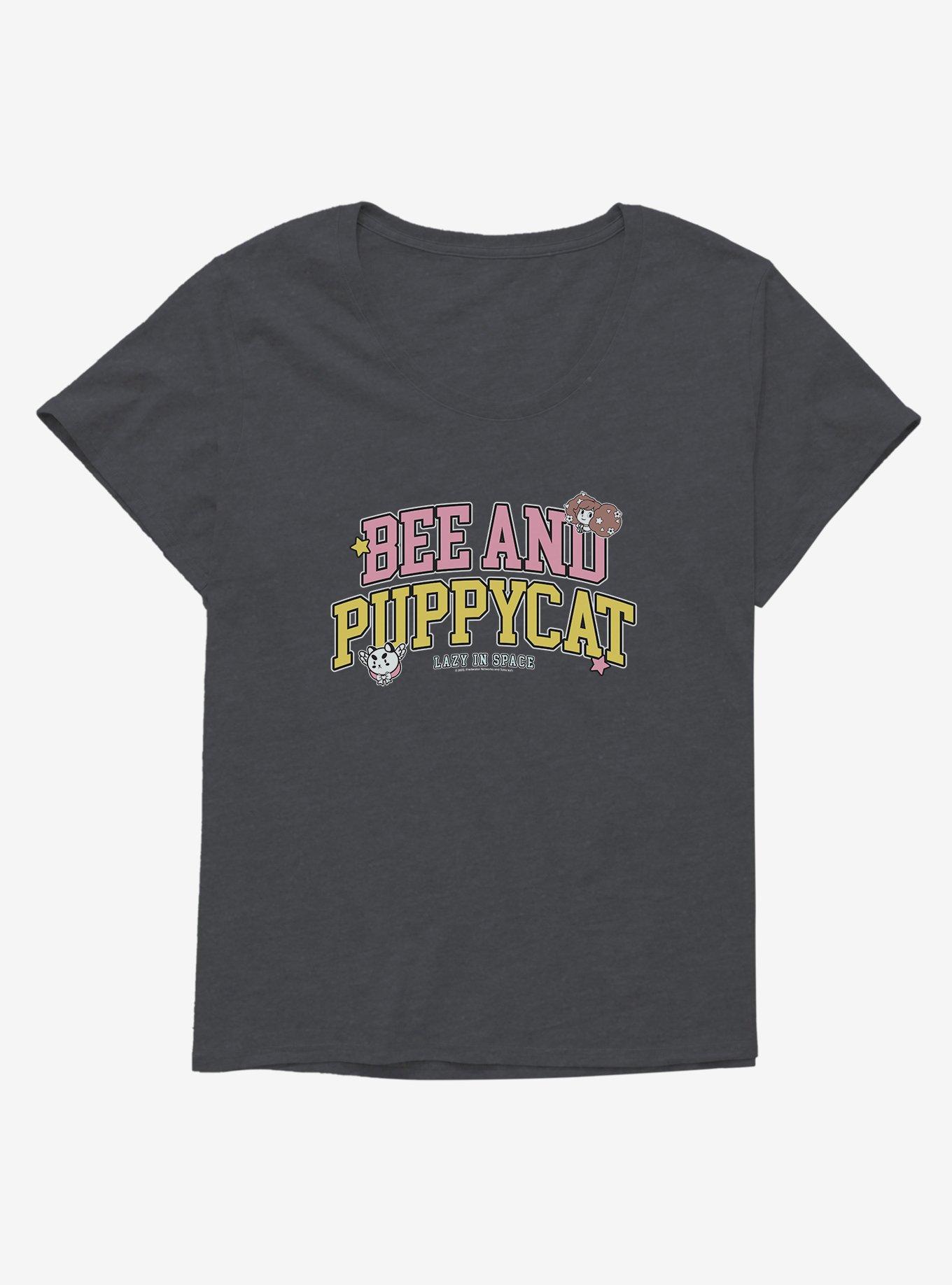 Bee And Puppycat Lazy In Space Collegiate Girls T-Shirt Plus Size, , hi-res