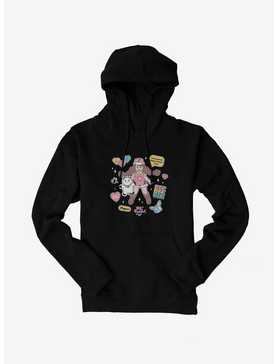 Bee And Puppycat Sticker Icons Hoodie, , hi-res