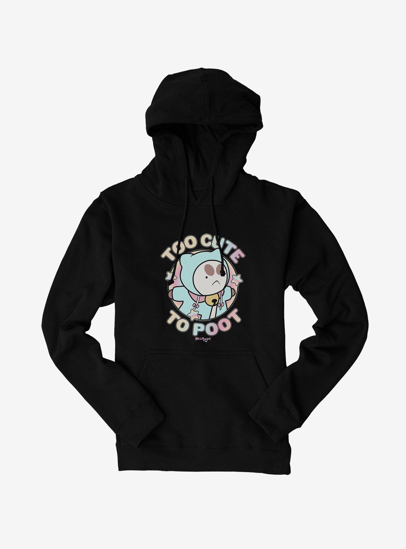 Bee And Puppycat Too Cute To Poot Hoodie, , hi-res