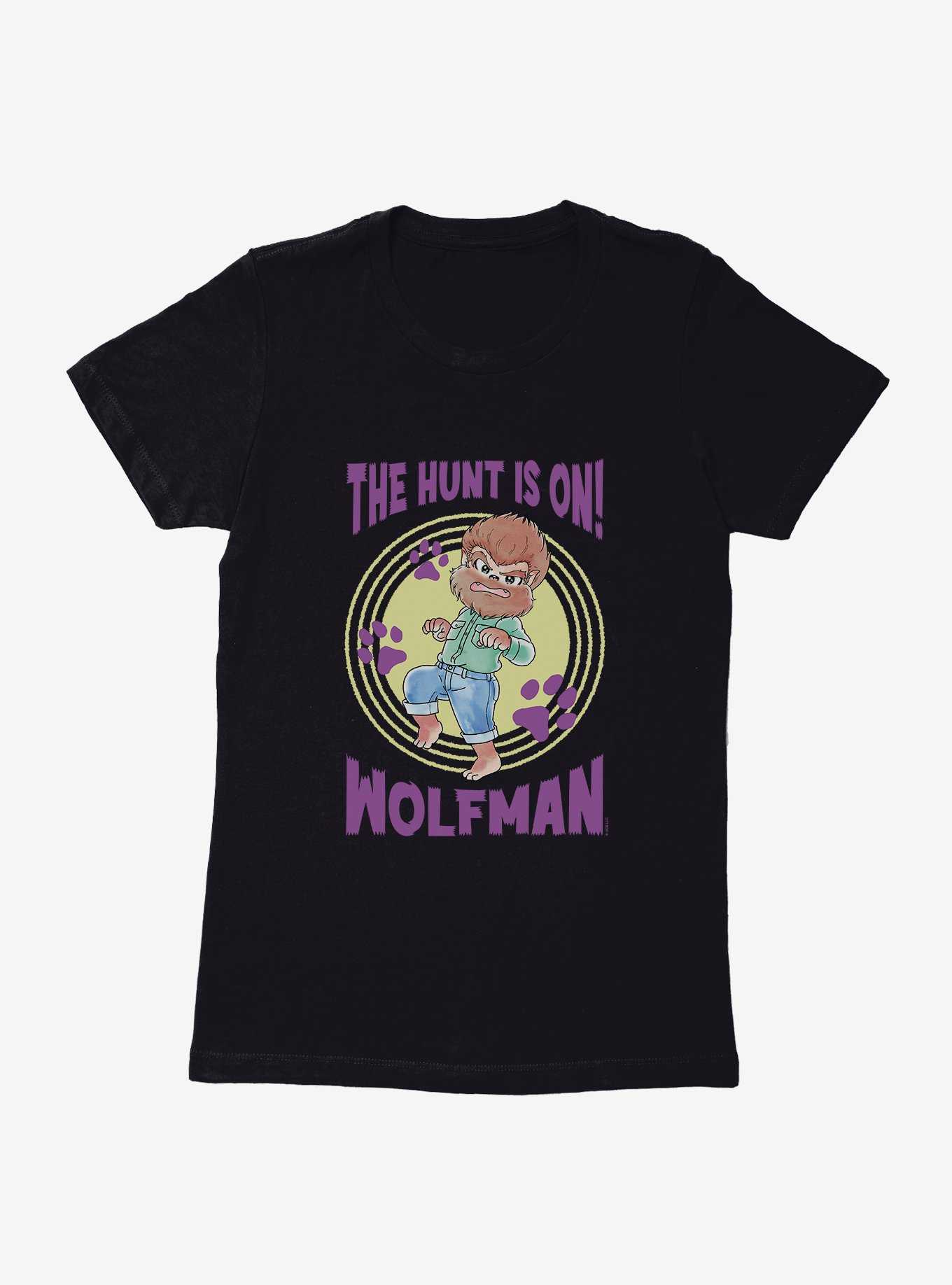 Universal Anime Monsters Hunt Is On Wolfman Womens T-Shirt, , hi-res