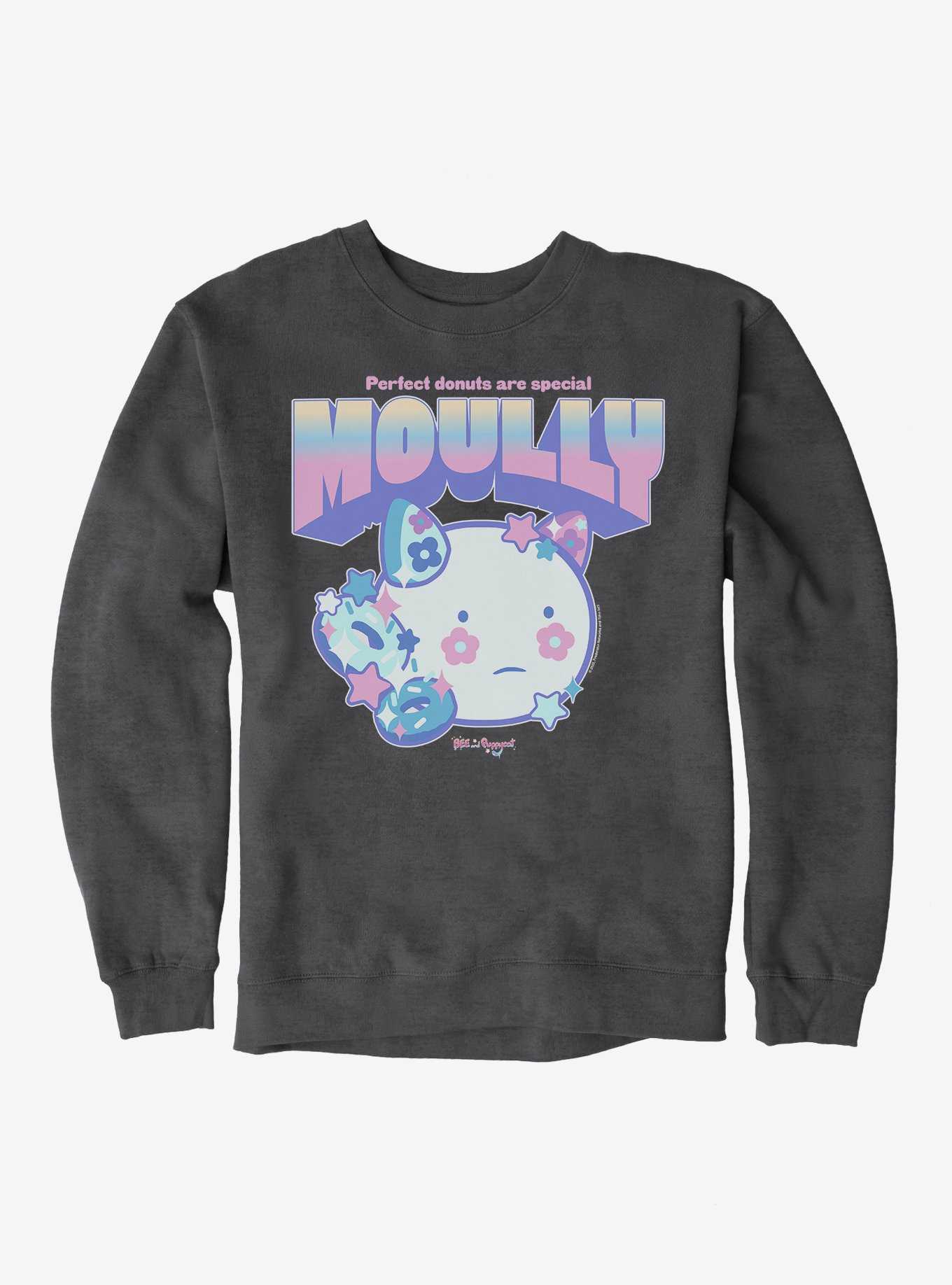 Bee And Puppycat Moully Perfect Donuts Sweatshirt, , hi-res