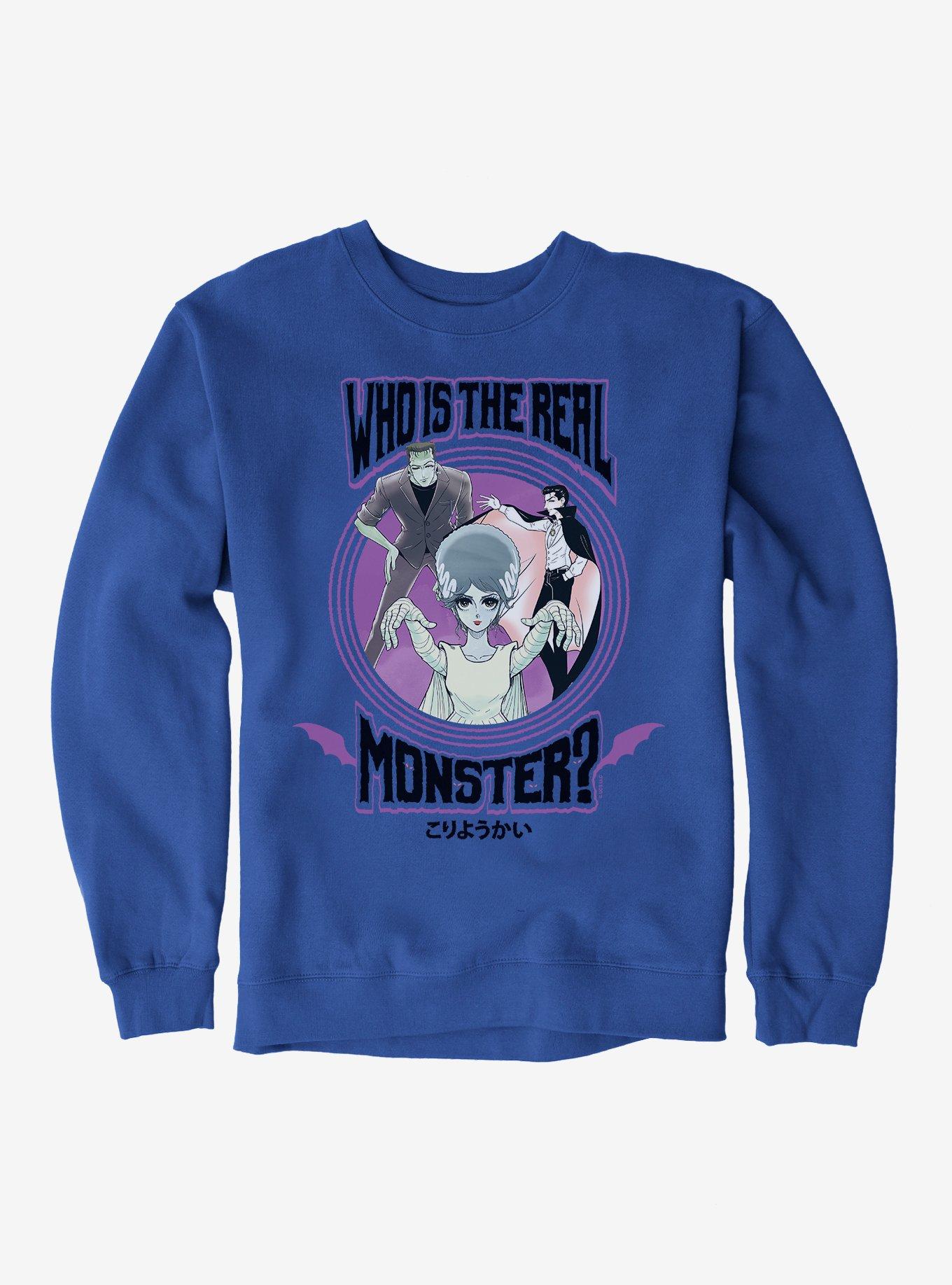 Universal Anime Monsters Real Monster Trio Sweatshirt, , hi-res