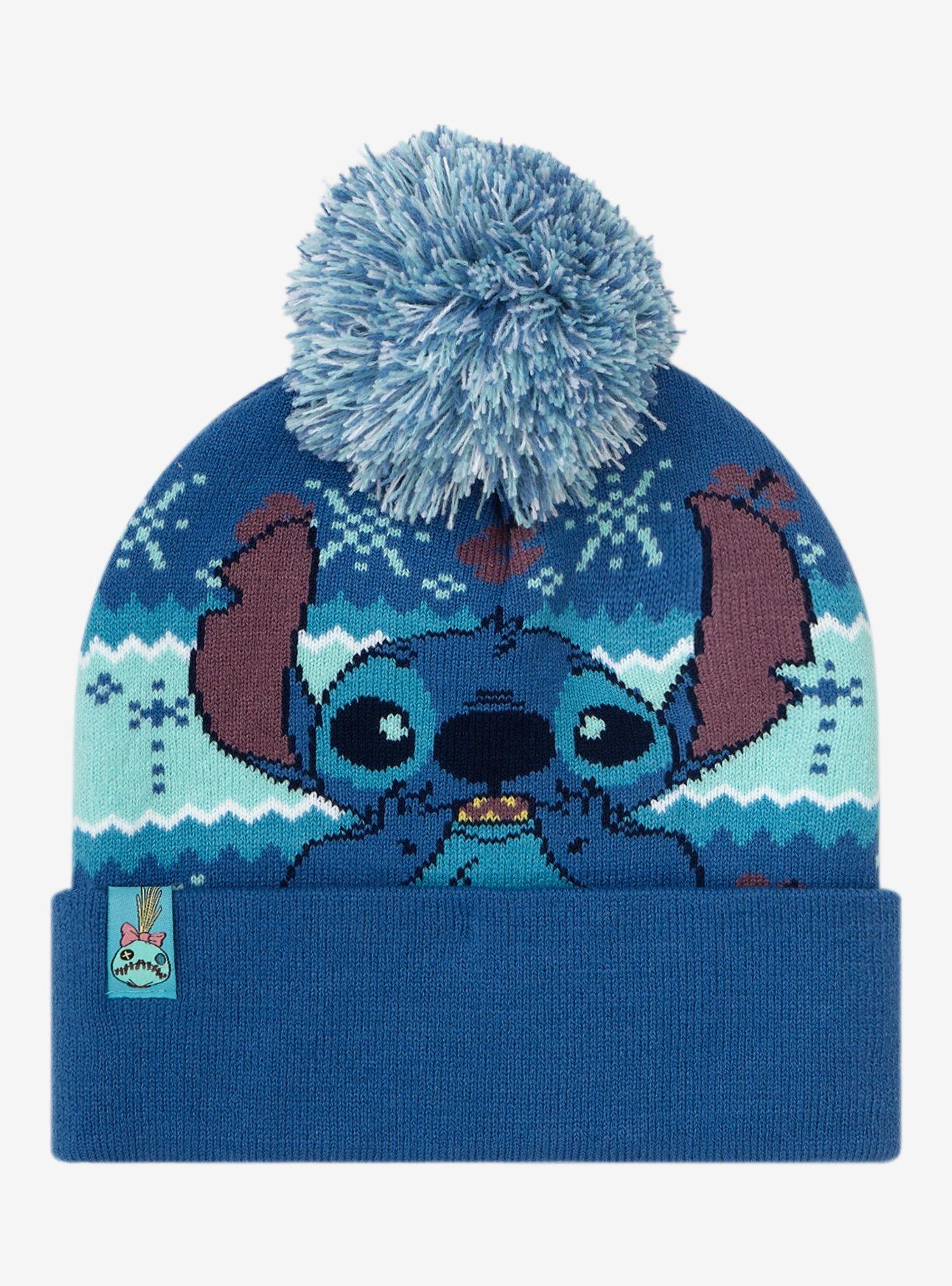 Disney Lilo & Stitch Fair Isle Pom Beanie, , hi-res