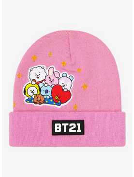 BT21 Character Collage Beanie, , hi-res