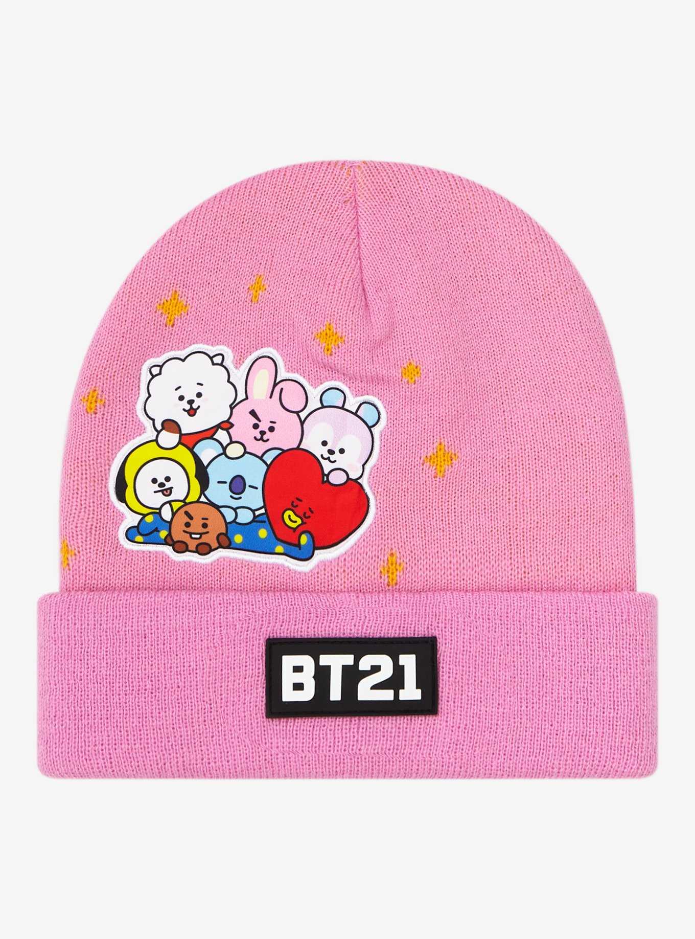BT21 Character Collage Beanie, , hi-res