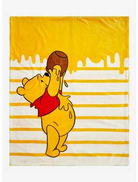 Disney Winnie the Pooh Faux Fur Backed Throw - BoxLunch Exclusive, , hi-res