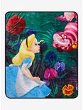 Disney Alice in Wonderland Chesire Cat & Alice Throw - BoxLunch Exclusive, , hi-res