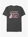 Disney Beauty And The Beast Found My Happily Ever After T-Shirt, CHARCOAL, hi-res