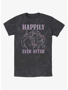 Disney Beauty And The Beast Happily Ever After Mineral Wash T-Shirt, , hi-res