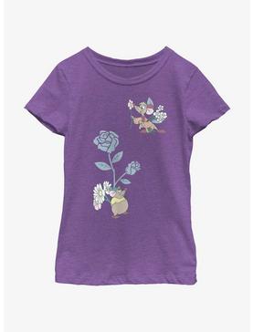 Disney Cinderella Mice Flowers Youth Girls T-Shirt, , hi-res