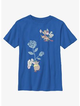 Disney Cinderella Mice Flowers Youth T-Shirt, , hi-res