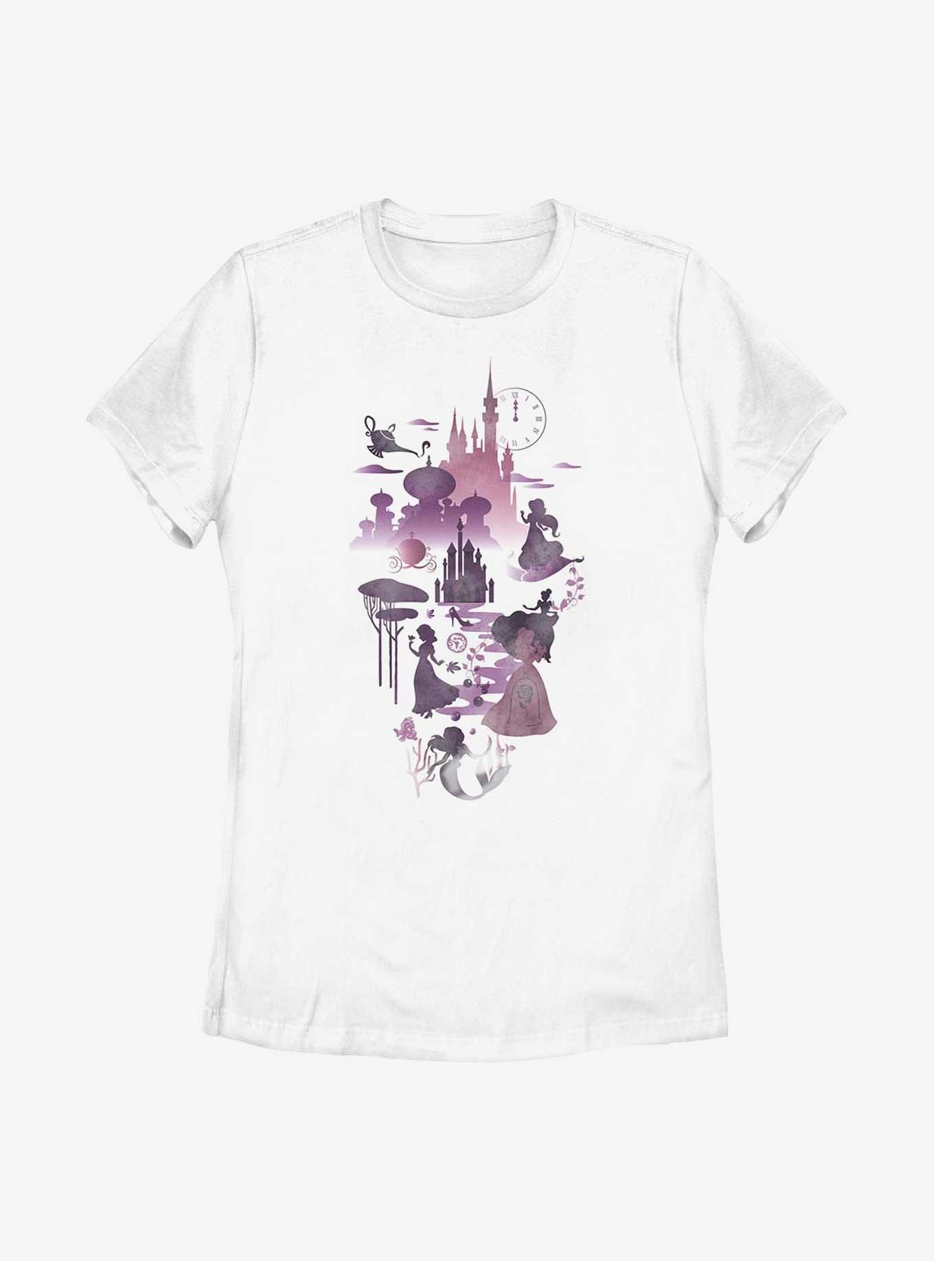 Disney Princess Collage Womens T-Shirt, , hi-res