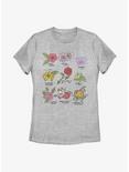 Disney Princess Flowers Womens T-Shirt, ATH HTR, hi-res