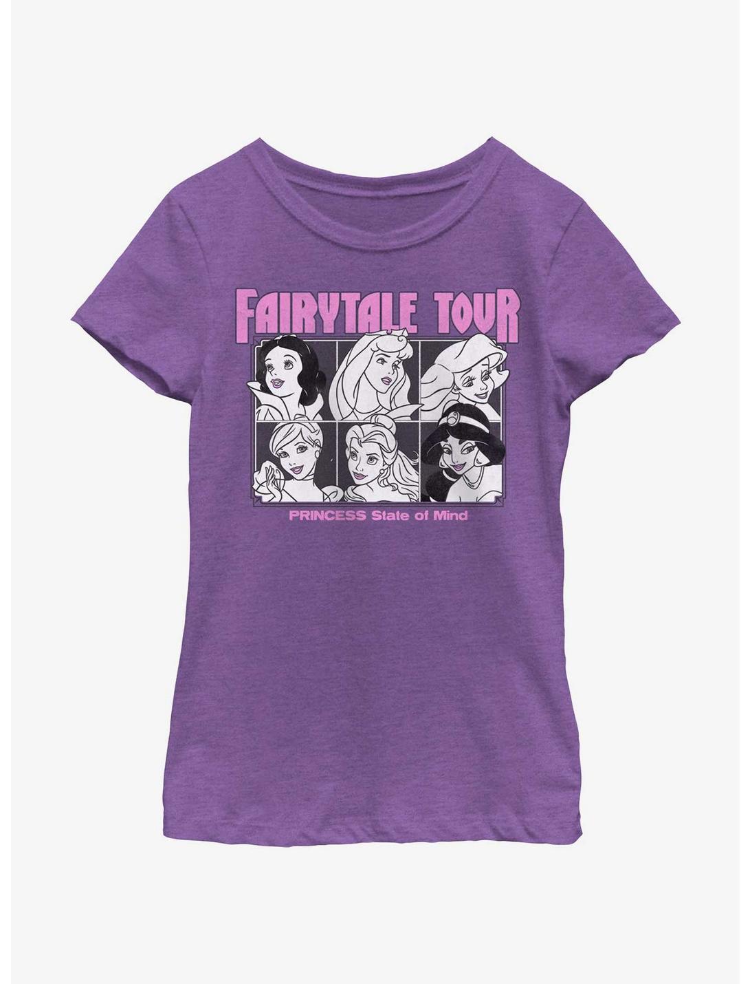 Disney Princess Fairytale Tour Youth Girls T-Shirt, PURPLE BERRY, hi-res