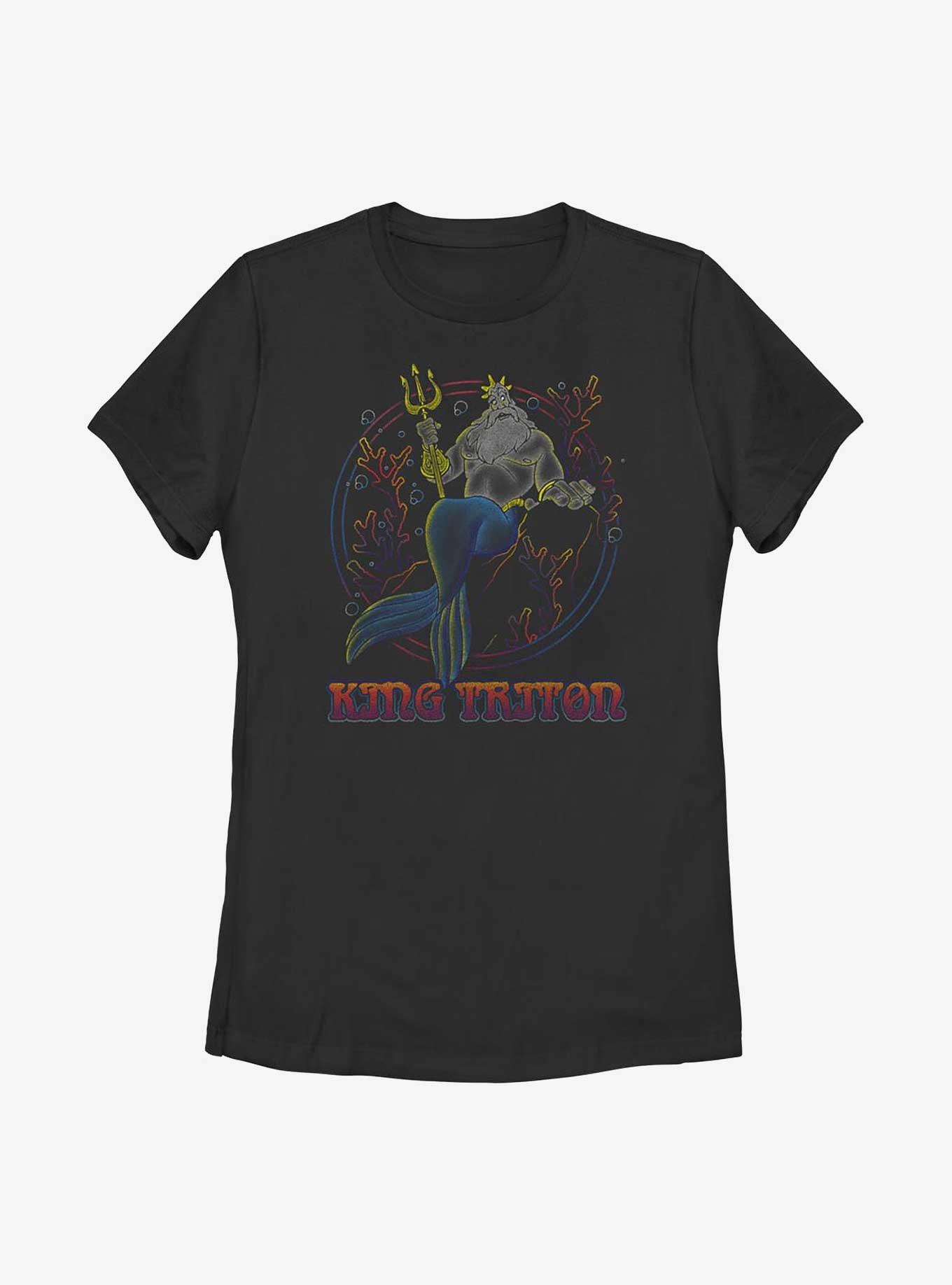 Disney The Little Mermaid King Triton Womens T-Shirt, , hi-res