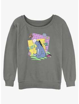 Disney Winnie The Pooh 90s Eeyore Womens Slouchy Sweatshirt, , hi-res