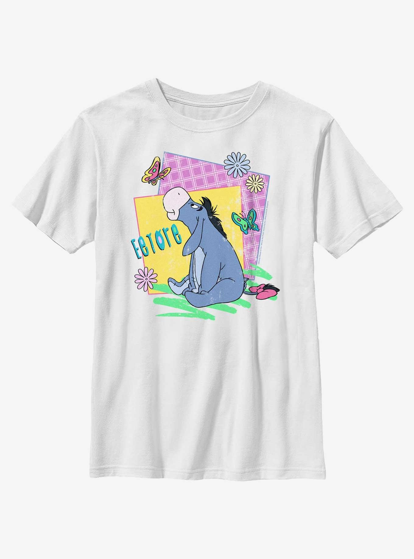 Disney Winnie The Pooh 90s Eeyore Youth T-Shirt, WHITE, hi-res