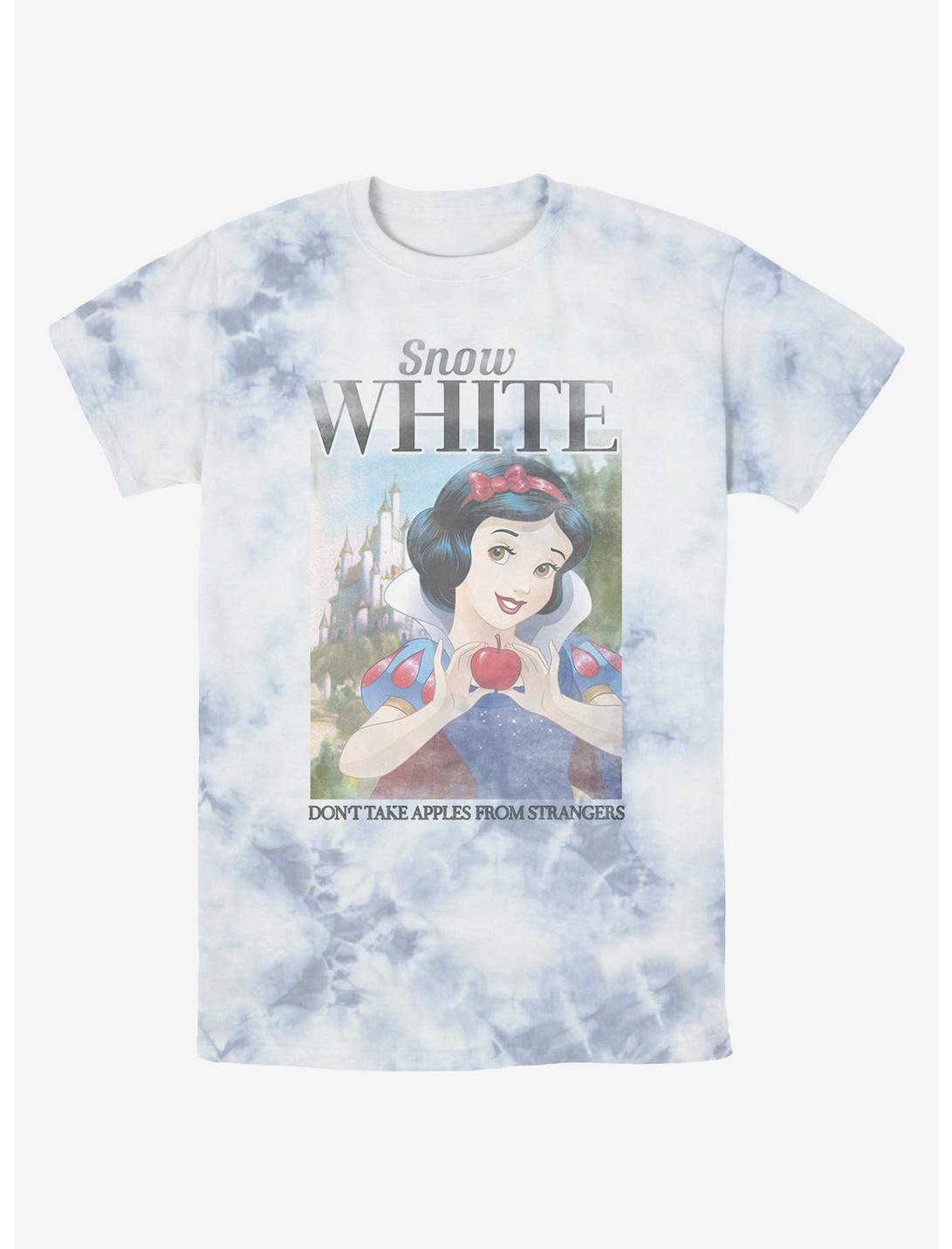 Disney Snow White And The Seven Dwarfs Apples Poster Tie-Dye T-Shirt, WHITEBLUE, hi-res