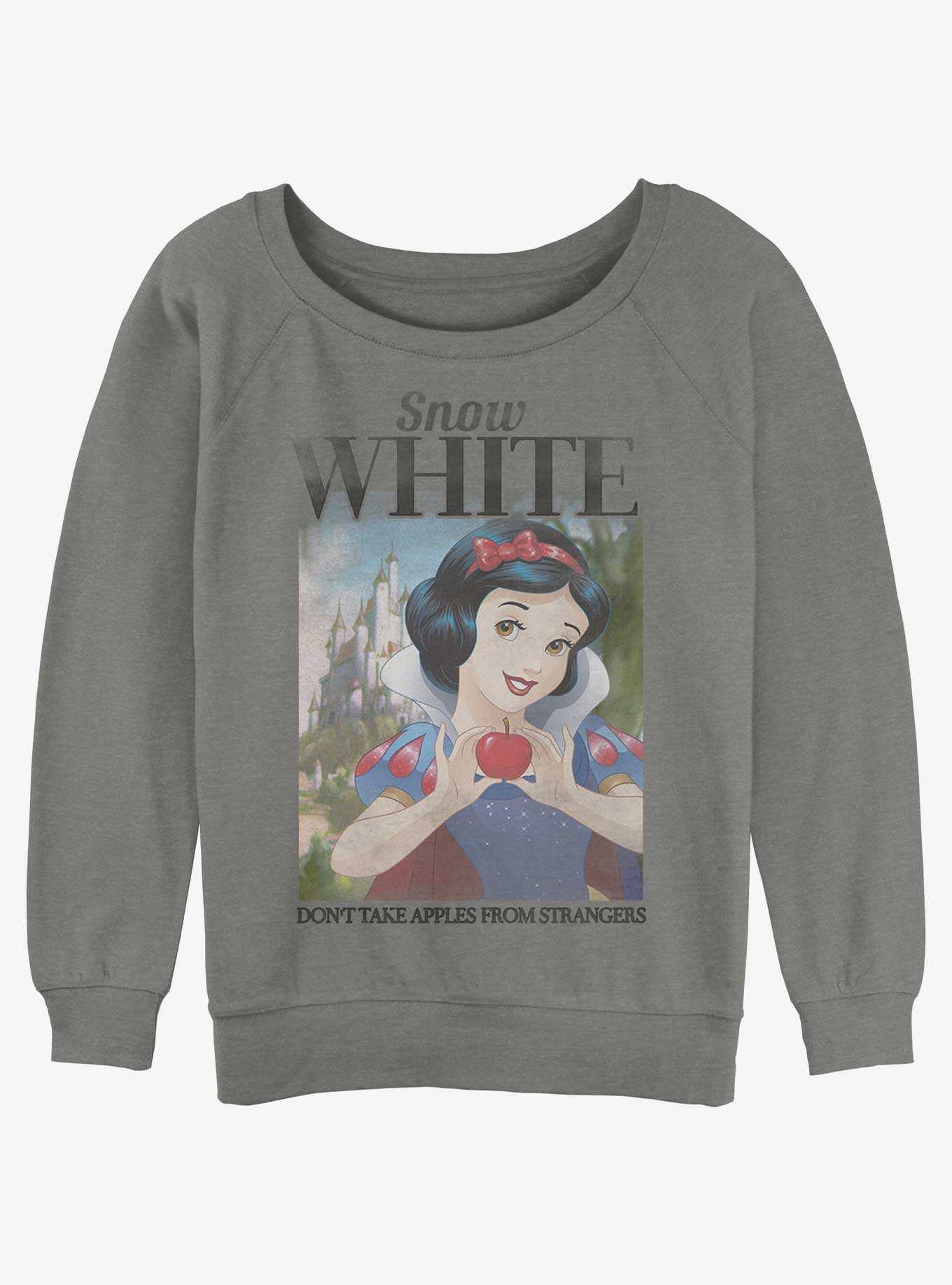 Disney Snow White And The Seven Dwarfs Apples Poster Womens Slouchy Sweatshirt, , hi-res