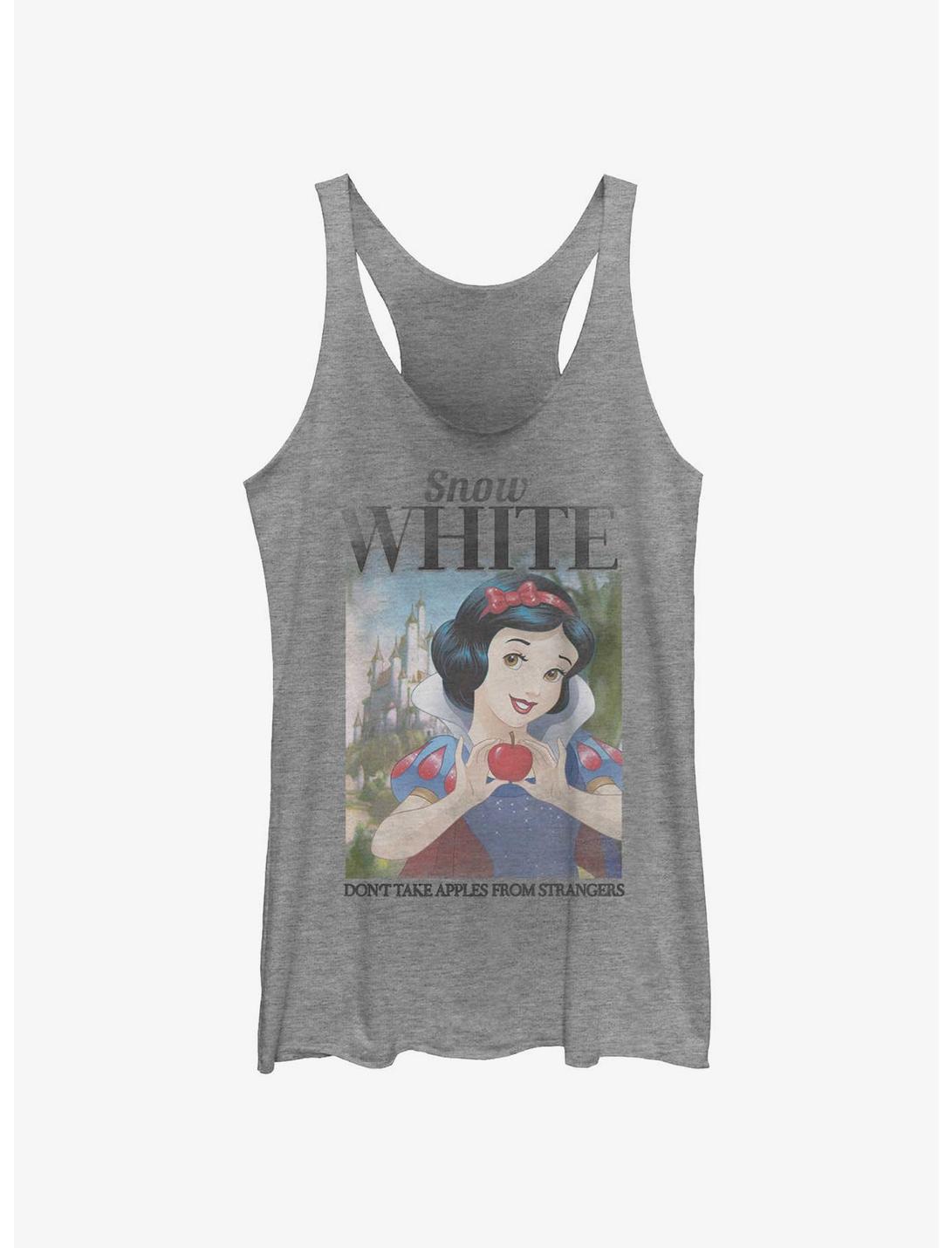 Disney Snow White And The Seven Dwarfs Apples Poster Womens Tank Top, GRAY HTR, hi-res