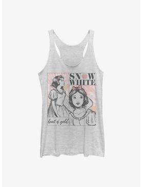 Disney Snow White And The Seven Dwarfs Heart Of Gold Sketch Womens Tank Top, , hi-res