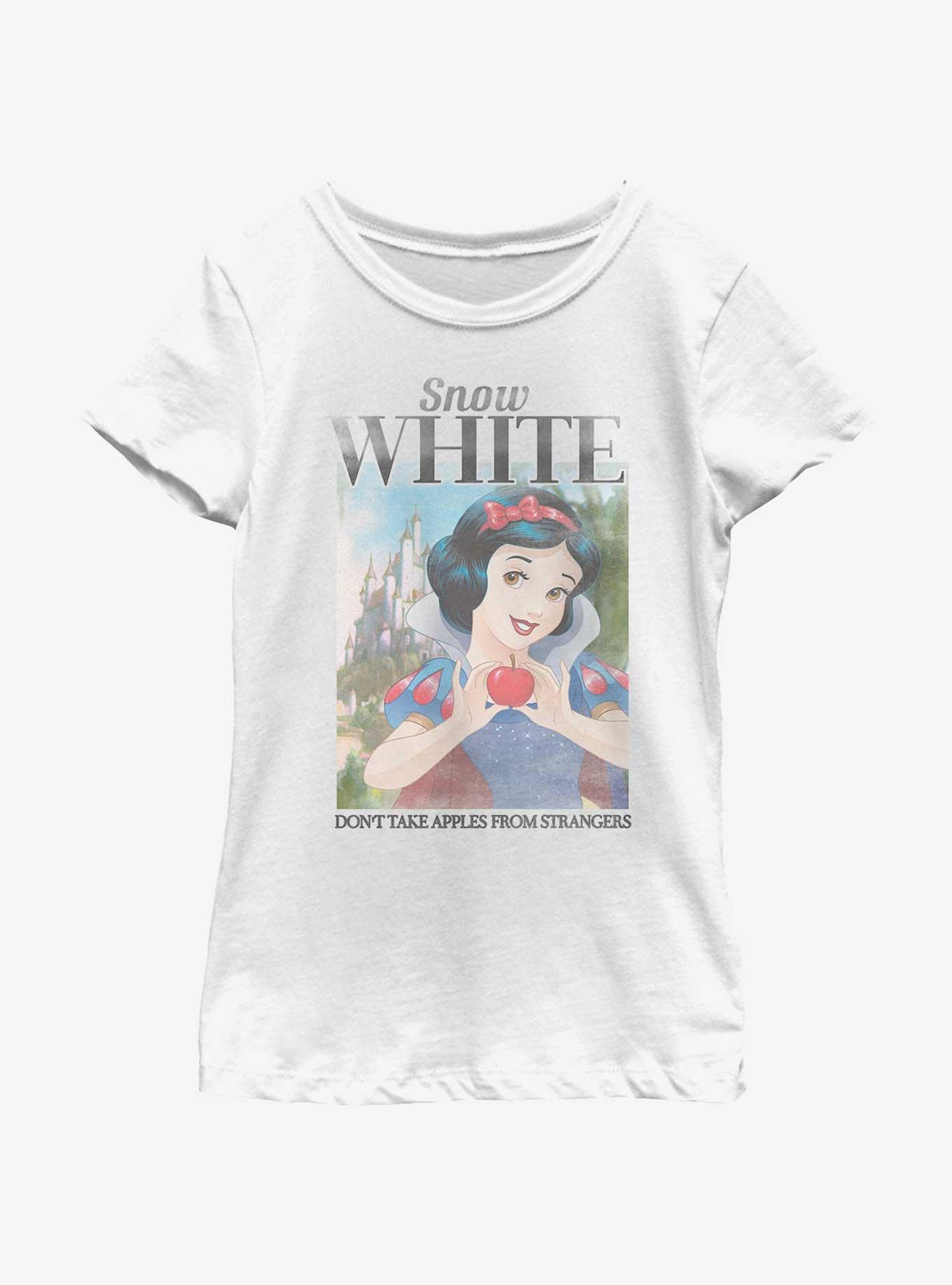 Disney Snow White And The Seven Dwarfs Apples Poster Youth Girls T-Shirt, , hi-res