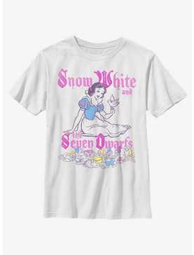 Disney Snow White And The Seven Dwarfs Pop Art Youth T-Shirt, , hi-res