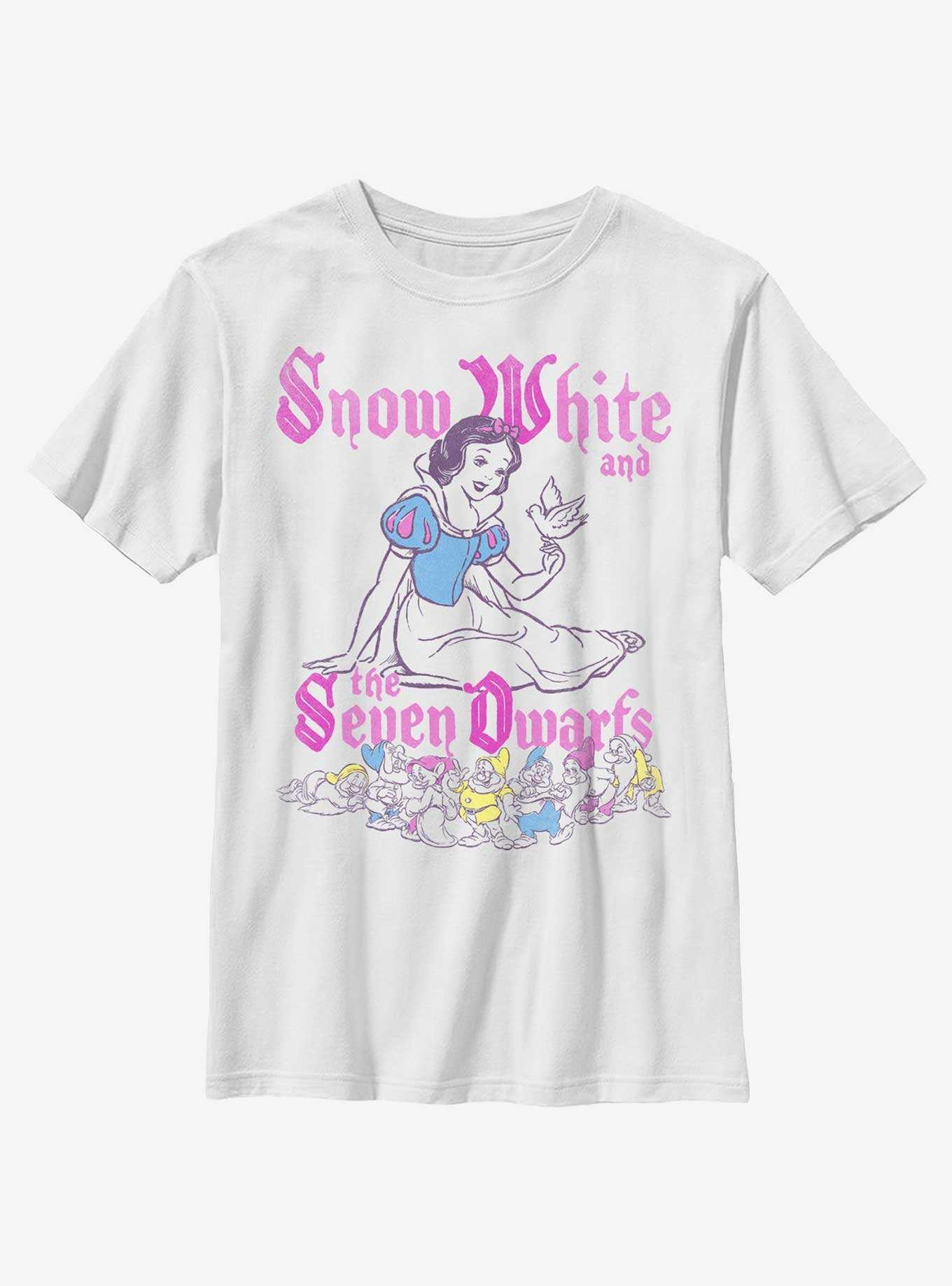 Disney Snow White And The Seven Dwarfs Pop Art Youth T-Shirt, , hi-res
