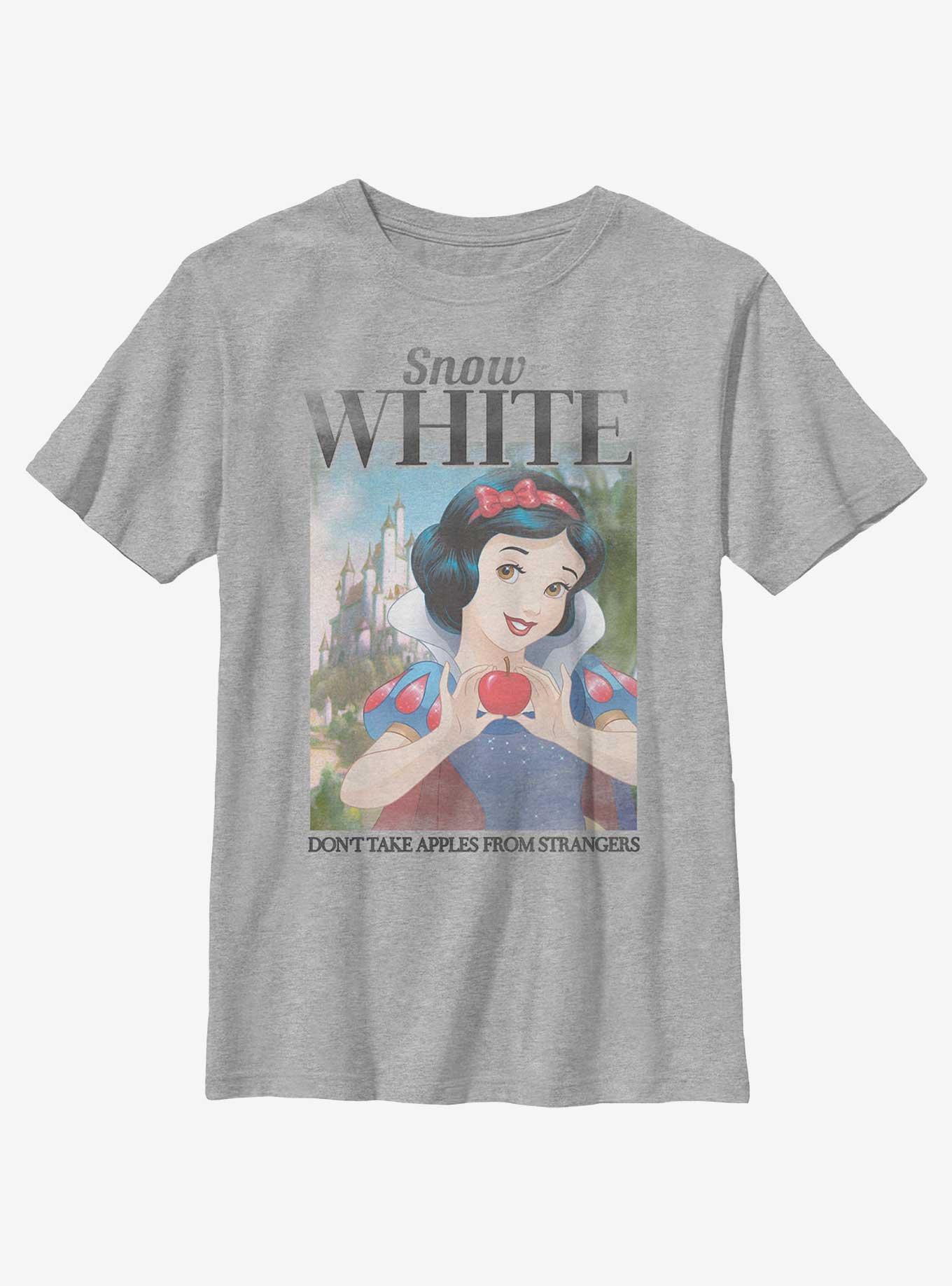 Disney Snow White And The Seven Dwarfs Apples Poster Youth T-Shirt, ATH HTR, hi-res