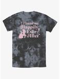 Disney Beauty And The Beast Found My Happily Ever After Tie-Dye T-Shirt, BLKCHAR, hi-res