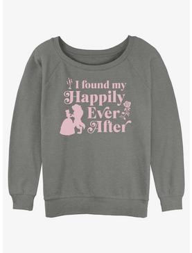 Disney Beauty And The Beast Found My Happily Ever After Womens Slouchy Sweatshirt, , hi-res