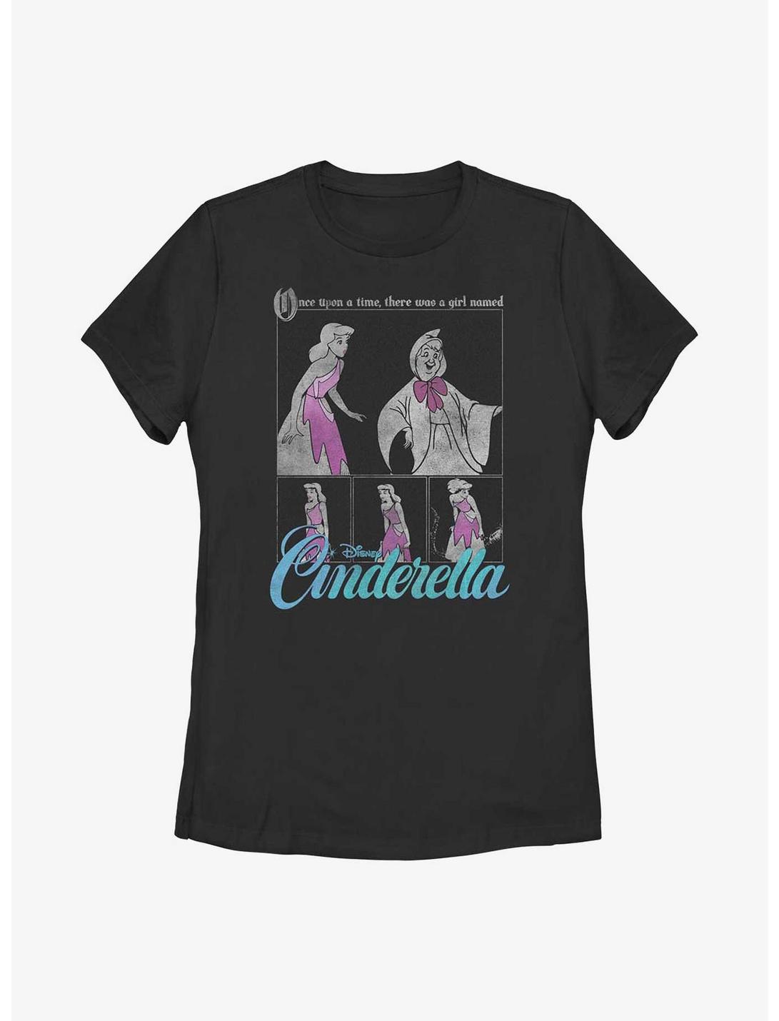 Disney Cinderella Once Upon A Time Womens T-Shirt, BLACK, hi-res