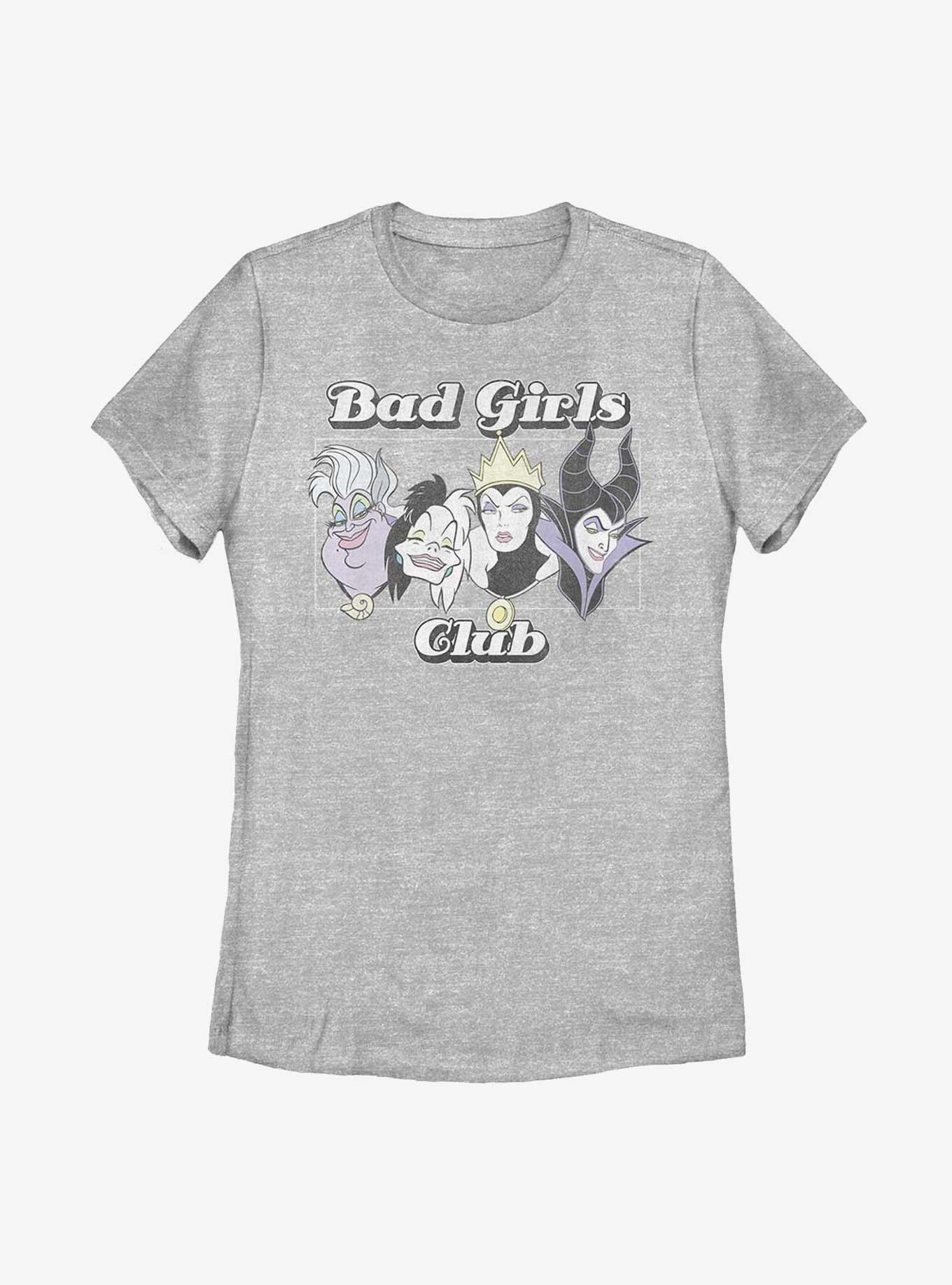 Disney Villains Bad Girls Club Womens T-Shirt, ATH HTR, hi-res