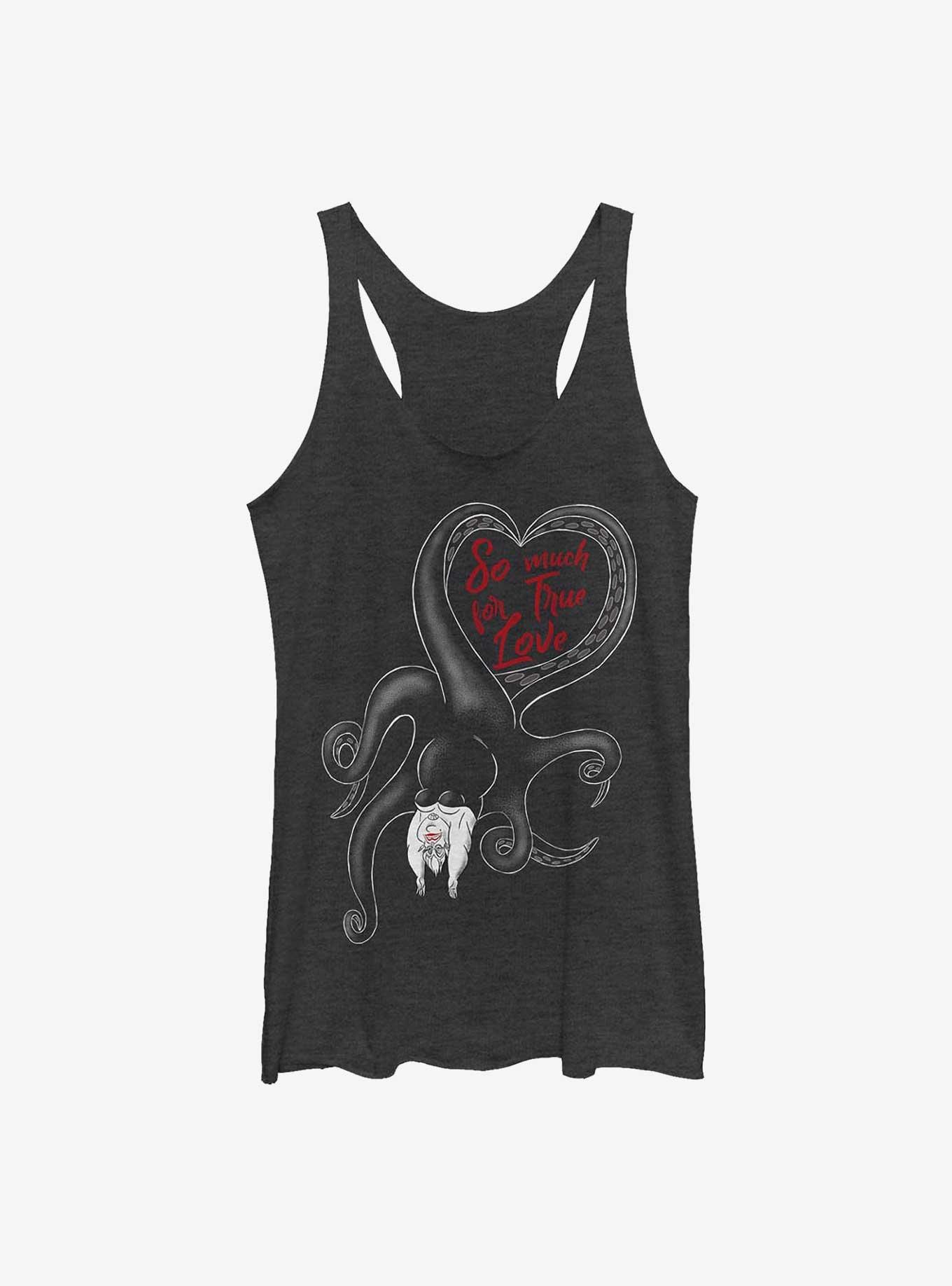 Disney The Little Mermaid No True Love Ursula Womens Tank Top, BLK HTR, hi-res