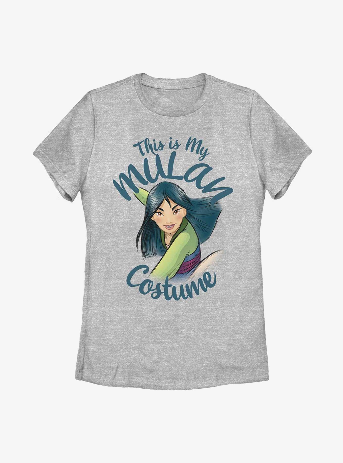 Disney Mulan Costume Womens T-Shirt, ATH HTR, hi-res