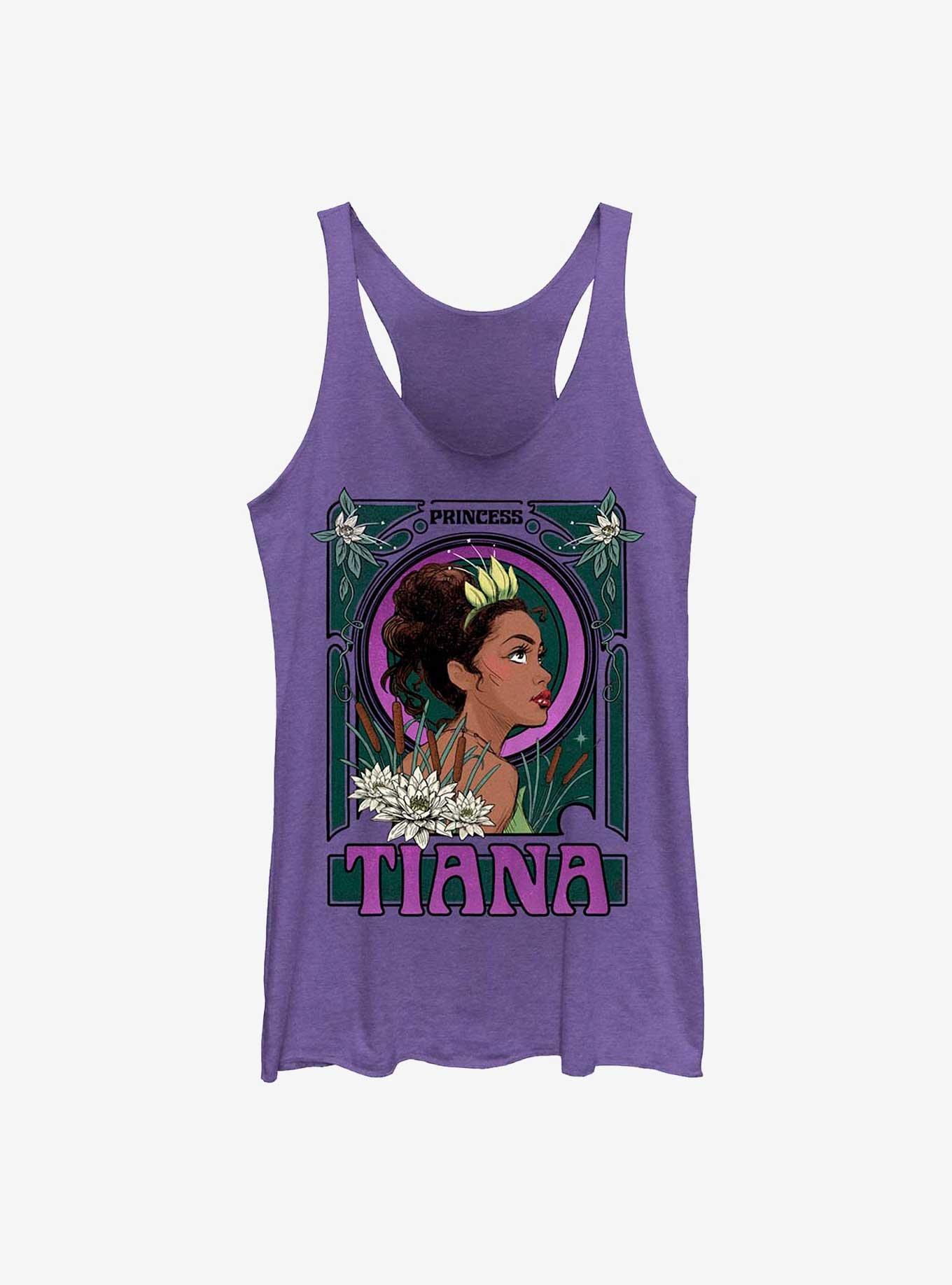 Disney Princess And The Frog Tiana Nouveau Womens Tank Top, PUR HTR, hi-res