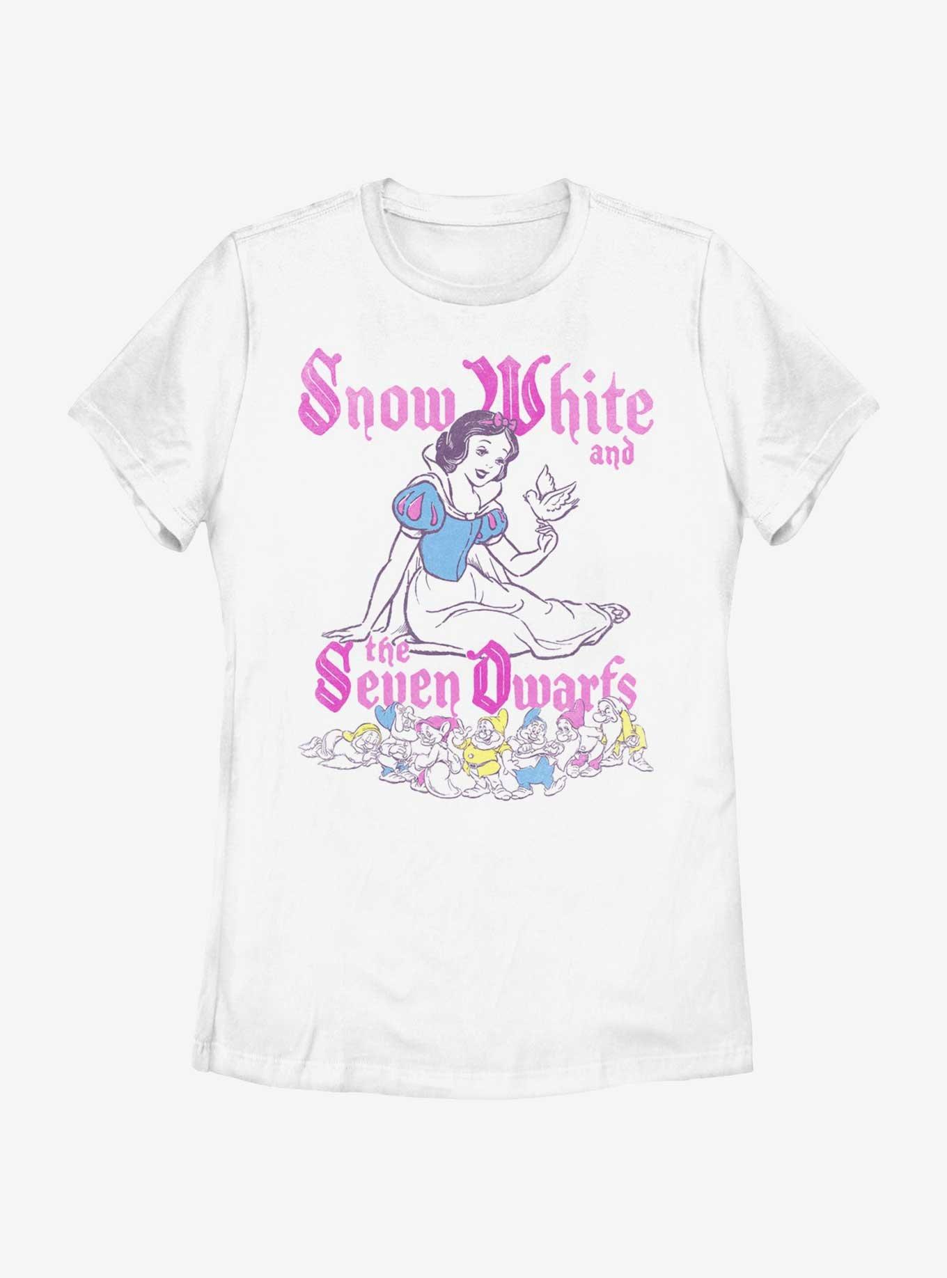 Disney Snow White And The Seven Dwarfs Pop Art Womens T-Shirt, , hi-res