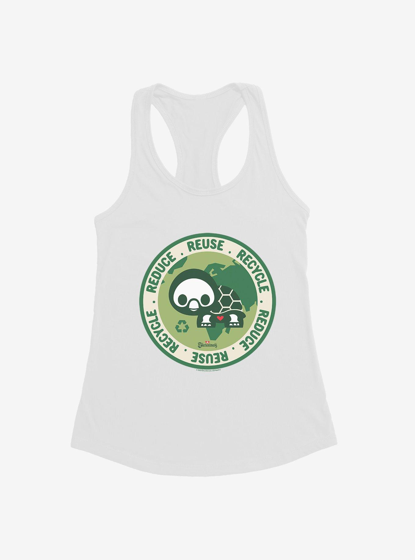 Skelanimals Pudge Reduce Reuse Recycle Girls Tank, , hi-res
