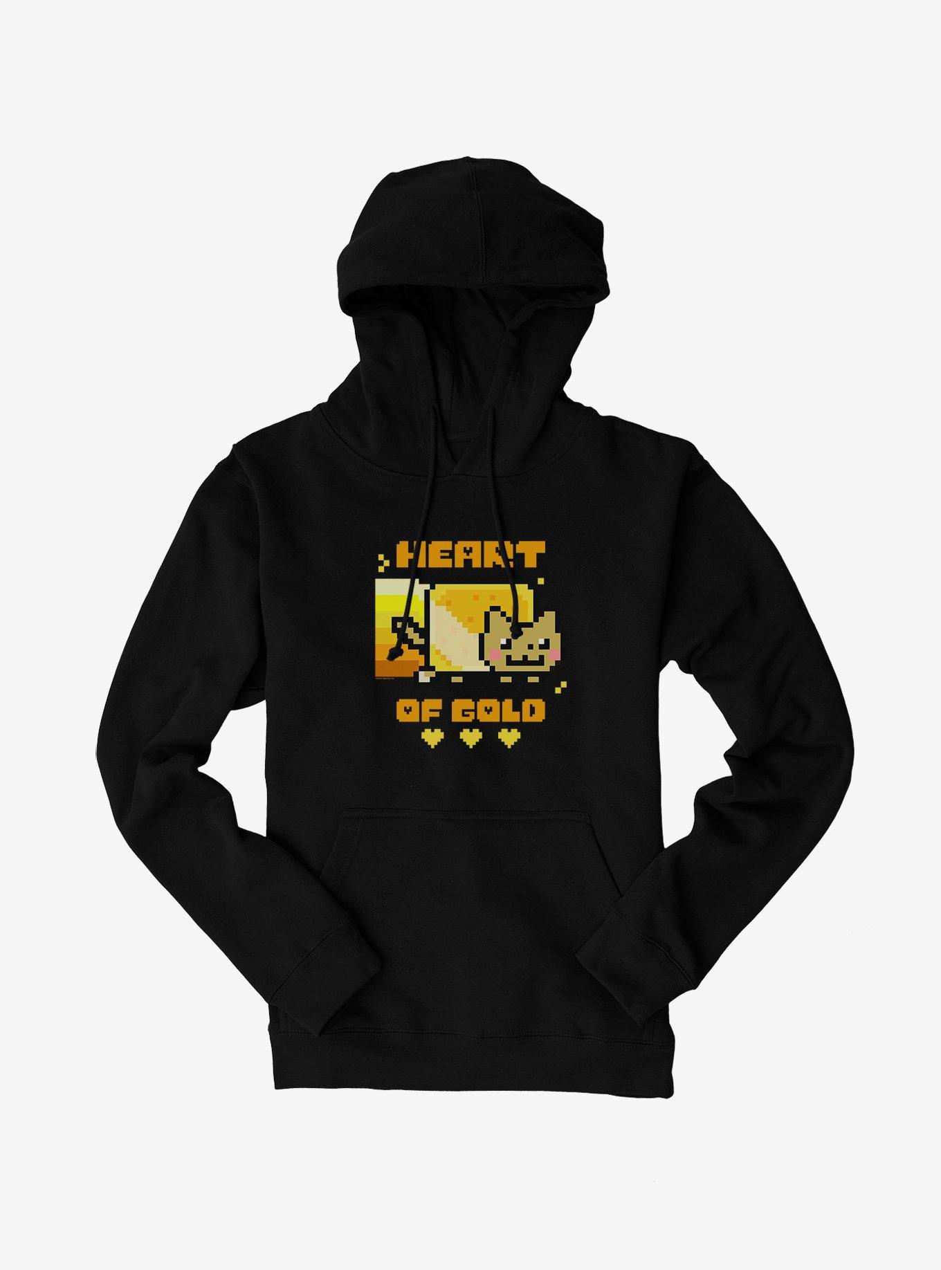 Nyan Cat Heart Of Gold Hoodie, , hi-res