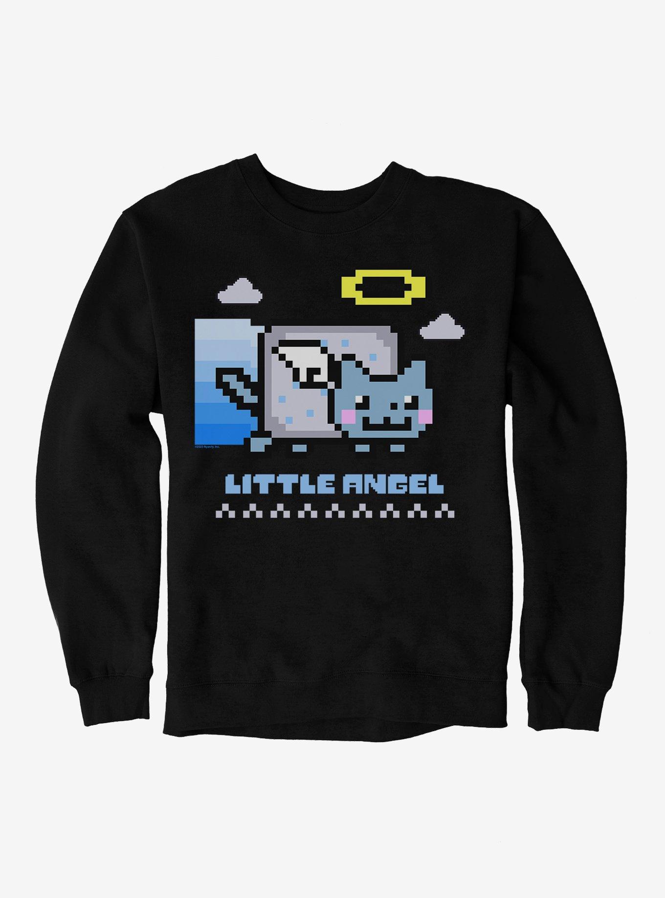 Nyan Cat Little Angel Sweatshirt, , hi-res