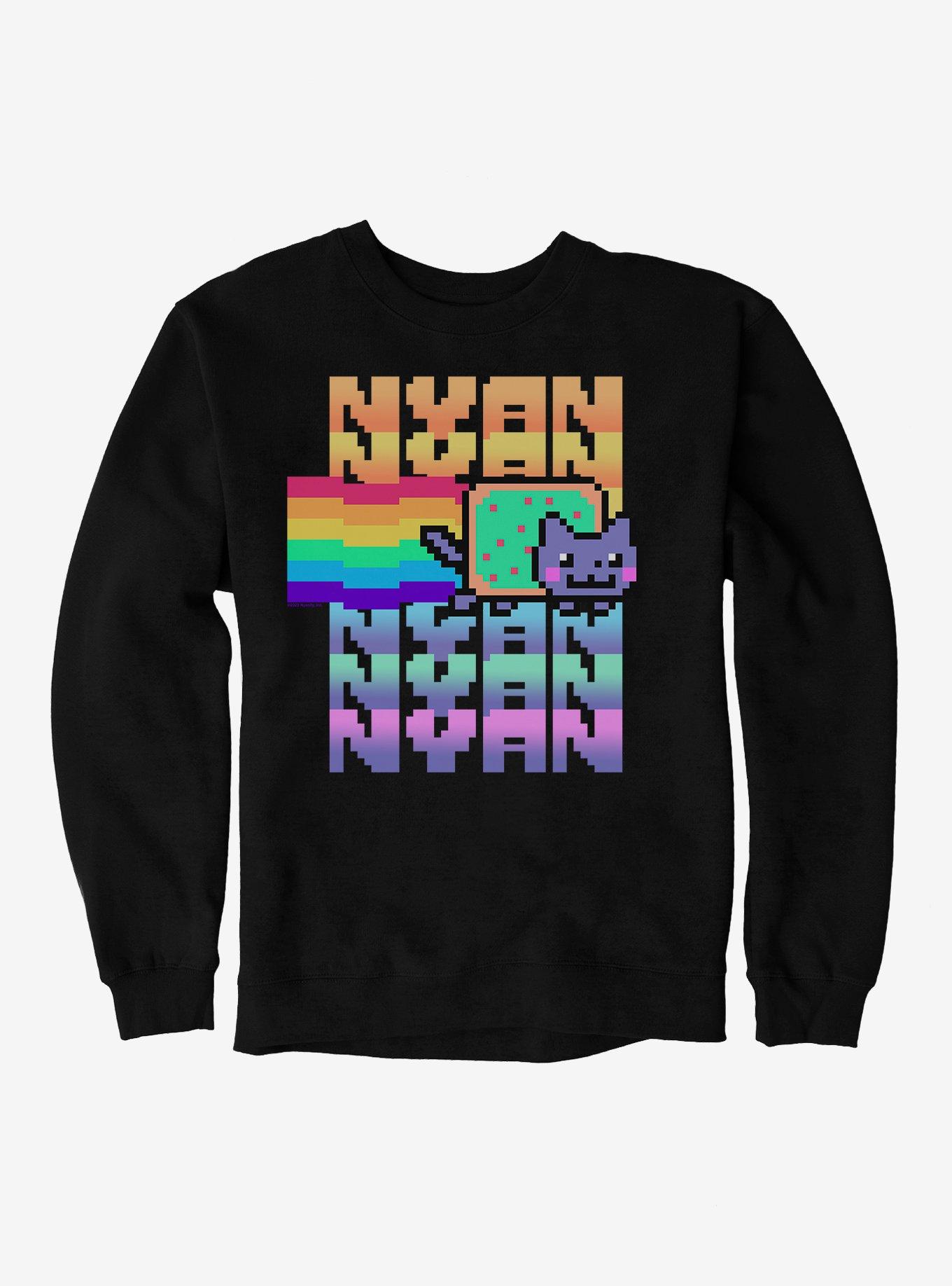 Nyan Cat Pastel Rainbow Sweatshirt