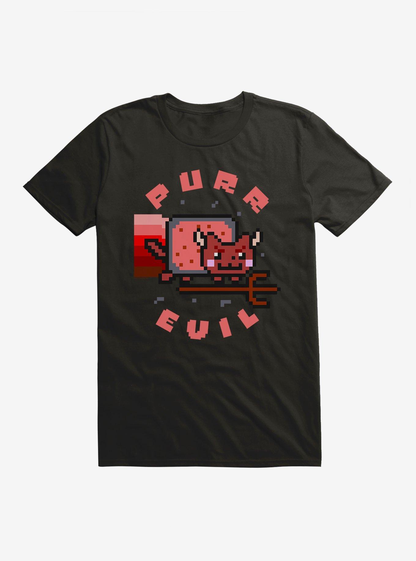 Nyan Cat Purr Evil T-Shirt, , hi-res