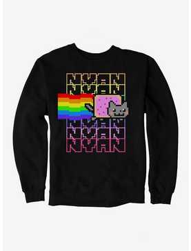 Nyan Cat Rainbow Sweatshirt, , hi-res