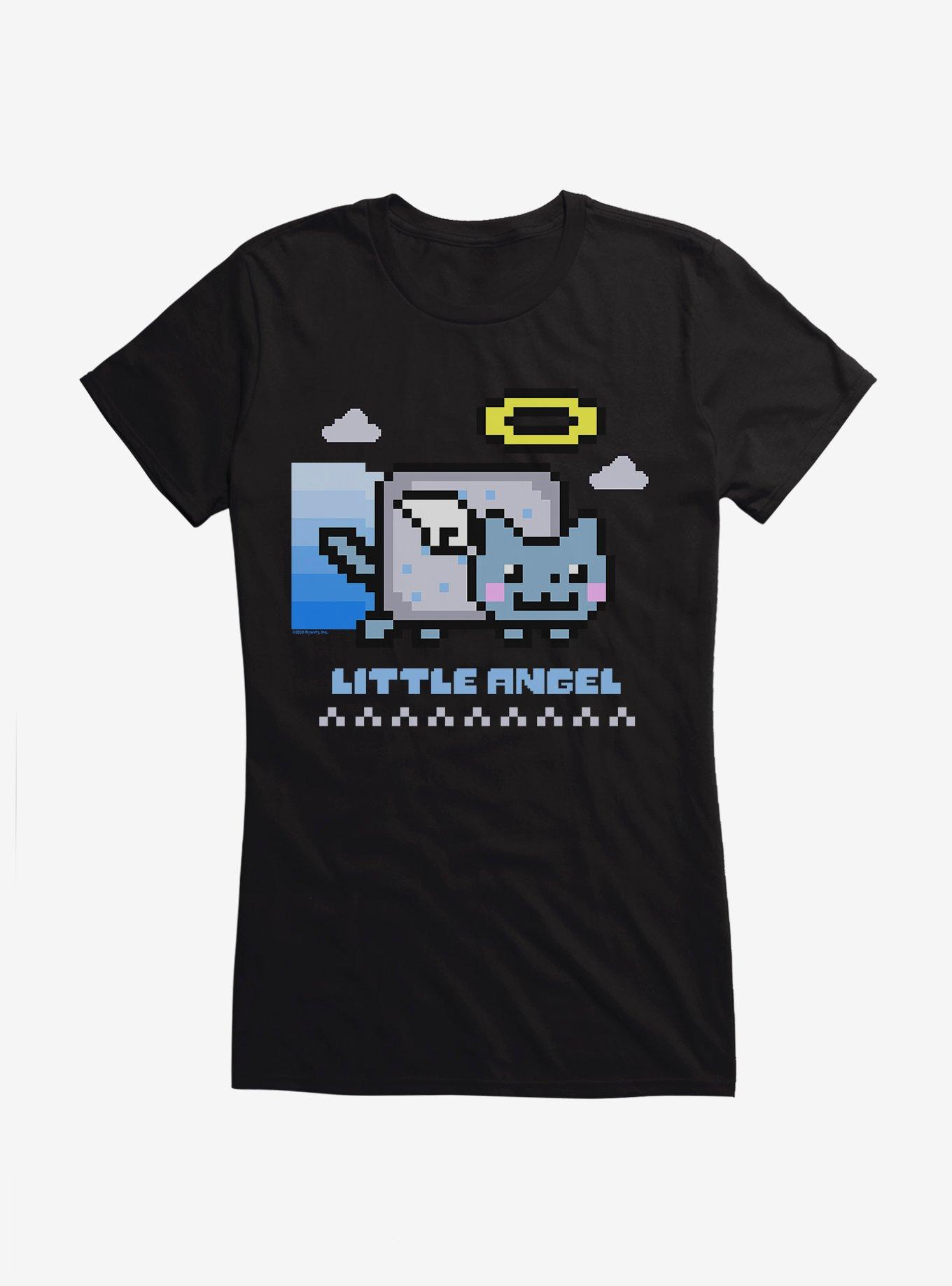 Nyan Cat Little Angel Girls T-Shirt, , hi-res