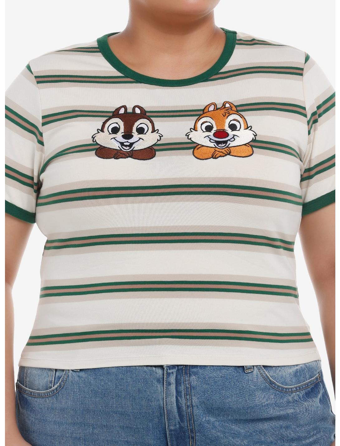 Disney Chip 'N Dale Stripe Baby Ringer T-Shirt Plus Size, MULTI, hi-res
