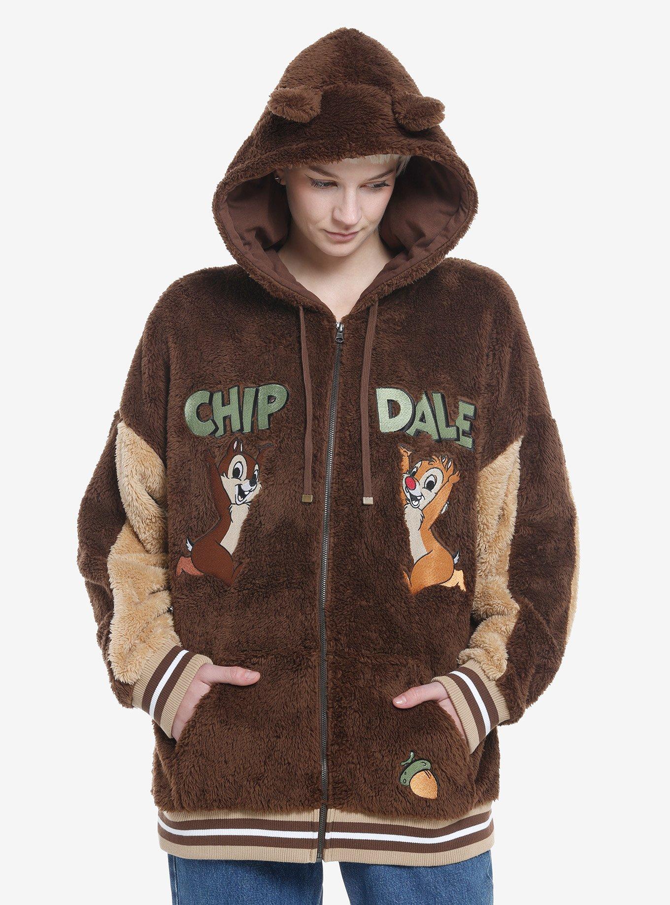 Disney Chip 'N Dale Fuzzy Oversized Hoodie, MULTI, hi-res