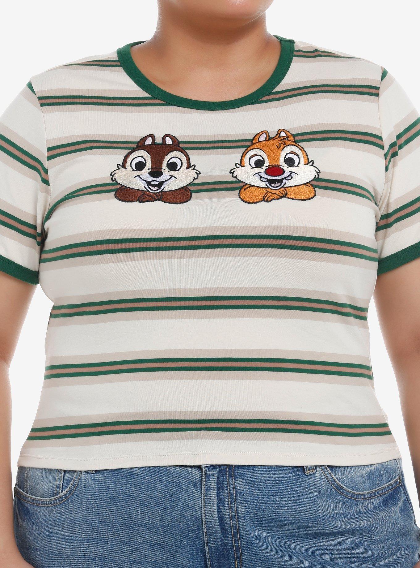 Disney Chip 'N' Dale Stripe Girls Baby Ringer T-Shirt Plus Size, MULTI, hi-res
